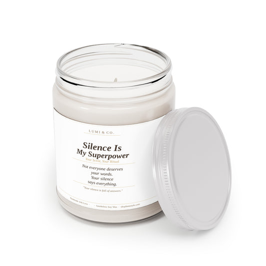 Lumi & Co. | "Silence Is My Superpower" — Ritual Candle