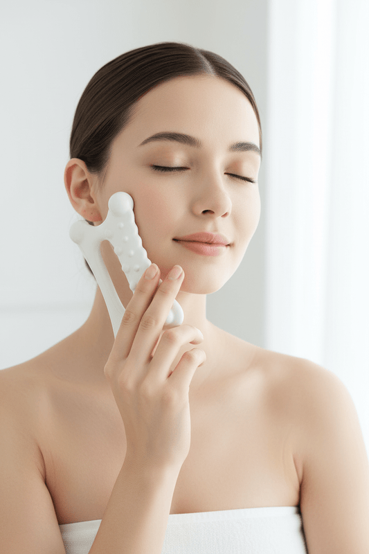 Lumi & Co. | Sculpt & Glow Resin Gua Sha - Lumi & Co