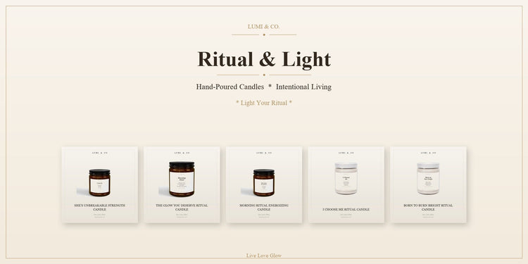 Lumi Candles — Ritual & Light - Lumi & Co