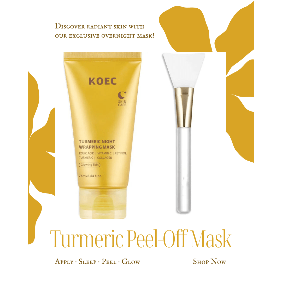 Lumi & Co | Lumi & Co × KOEC | Turmeric Overnight Peel-Off Mask — PDRN Collagen Glow Mask - Professional Anti Aging Device at Home