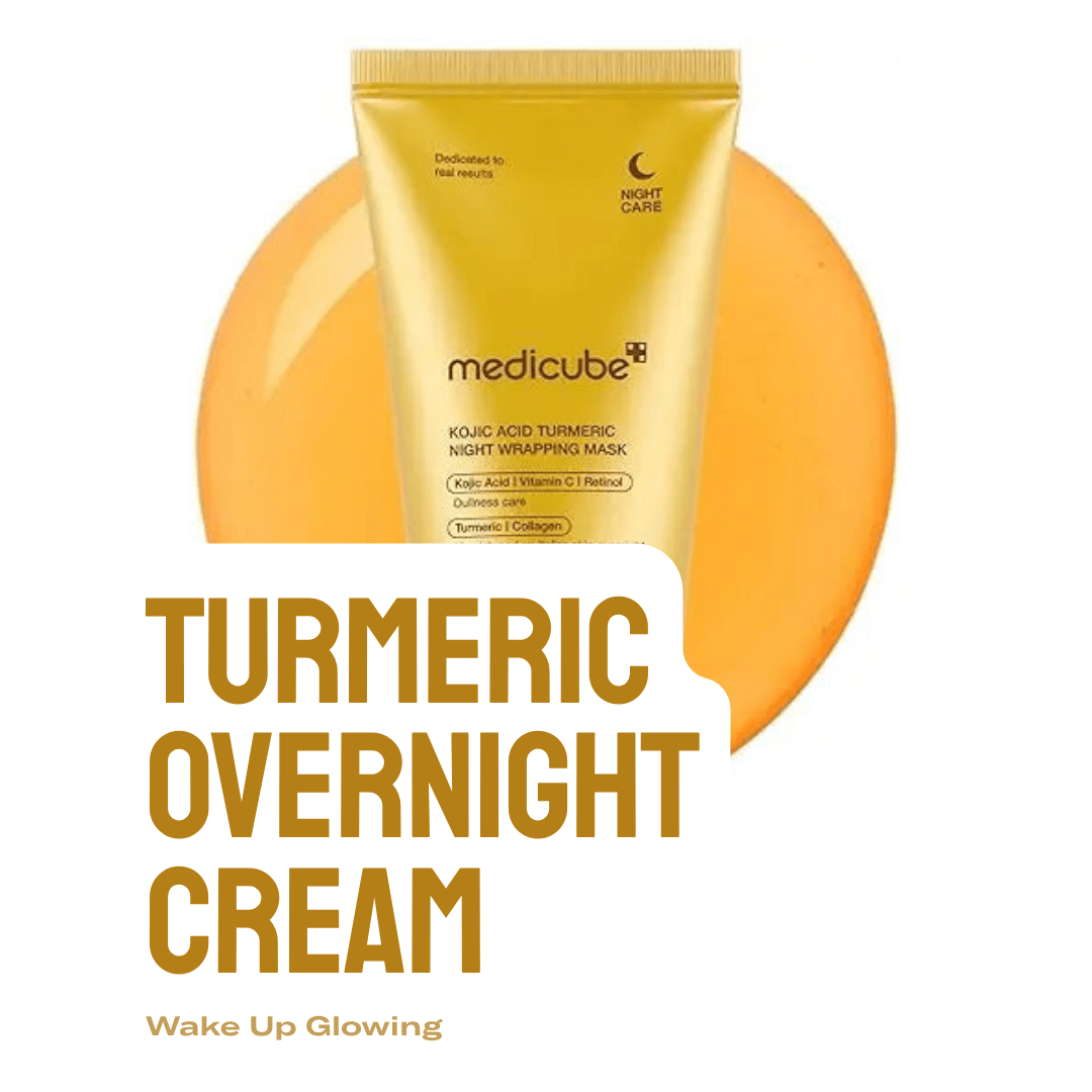 Lumi & Co × Medicube | Turmeric Overnight Wrapping Cream — Anti-Wrinkle Collagen Night Treatment - Lumi & Co