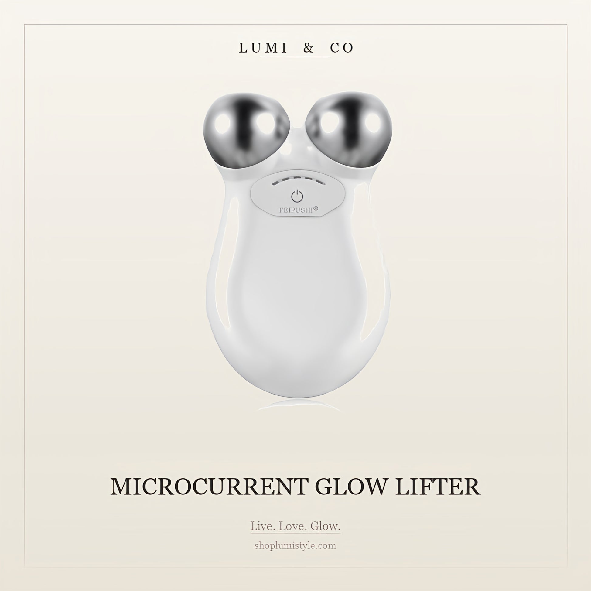 Lumi & Co. | Microcurrent Glow Lifter | Portable EMS Facial Firming Device - Lumi & Co