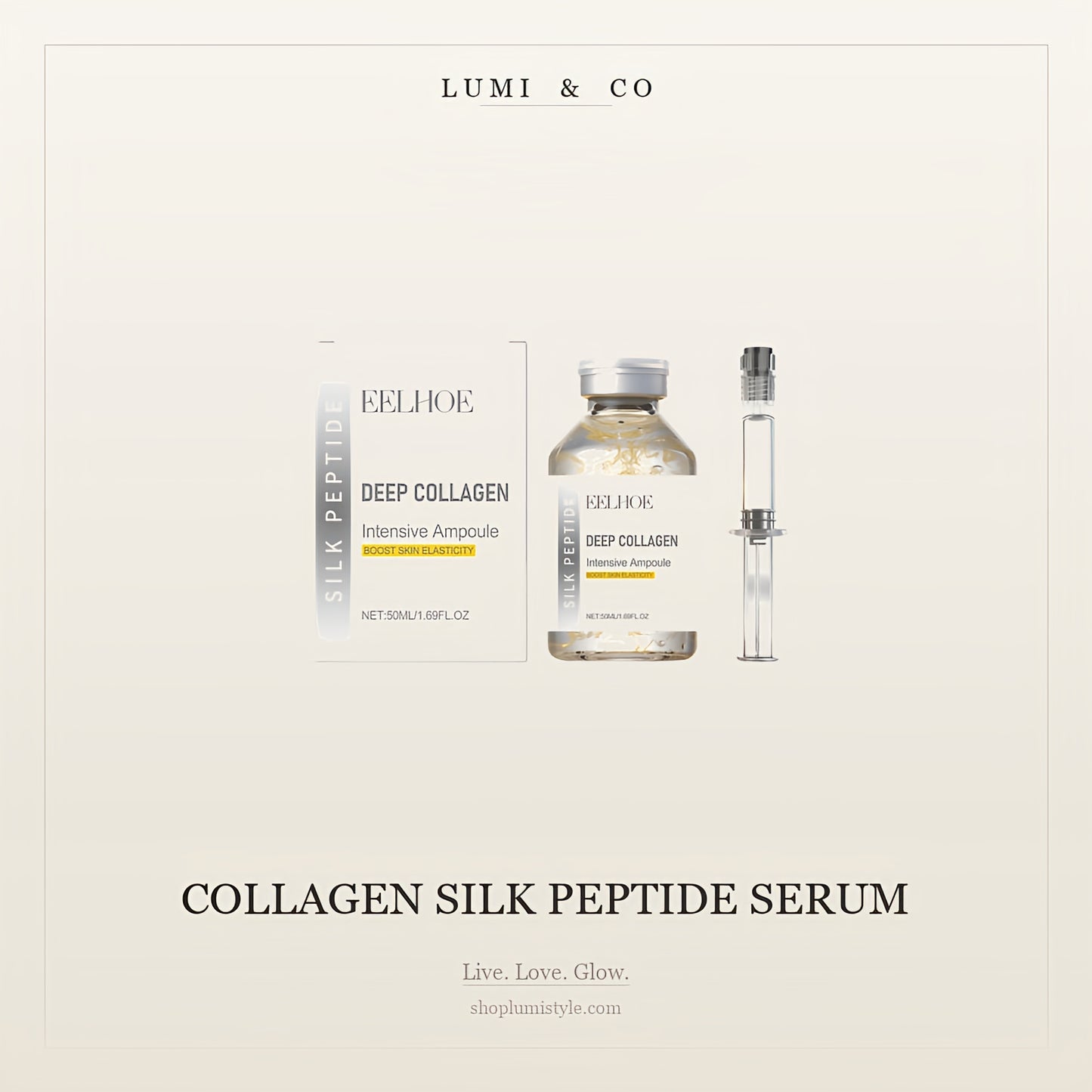 Lumi & Co | Lumi & Co. | Collagen Silk Peptide Serum | Intensive Lifting & Firming - Professional Anti Aging Device at Home