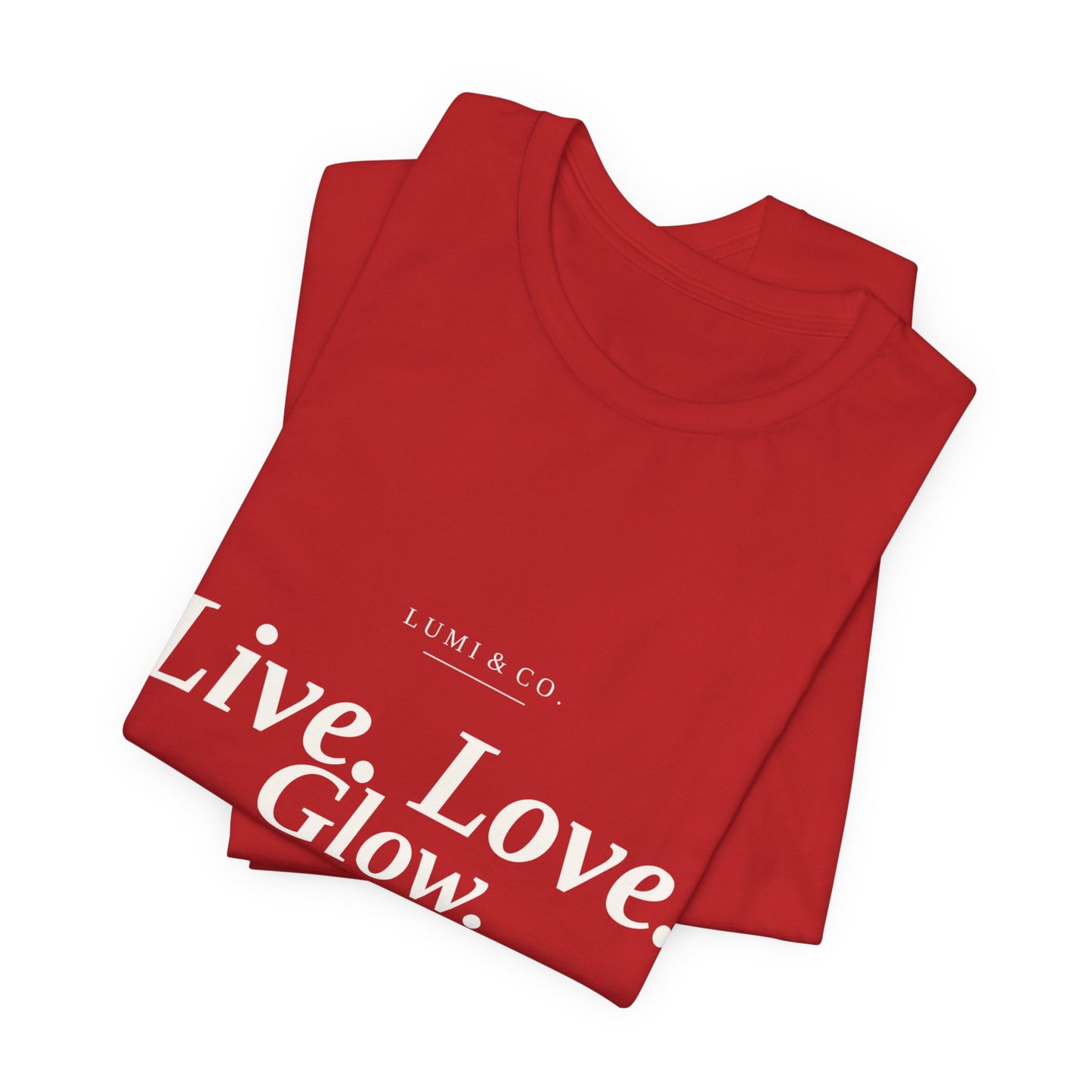 Lumi & Co | Lumi & Co. | "Live. Love. Glow." Signature Tee - Professional Anti Aging Device at Home
