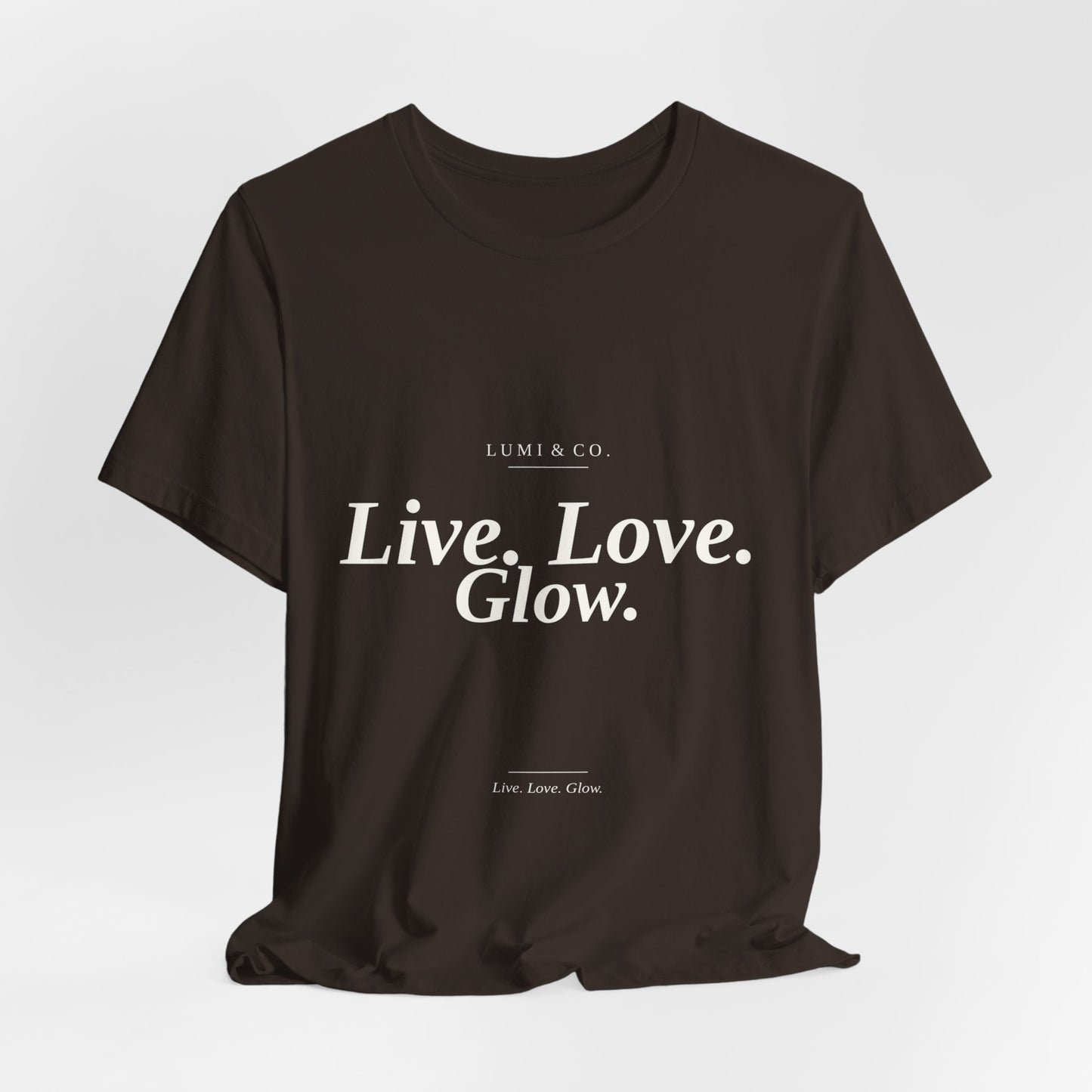 Lumi & Co | Lumi & Co. | "Live. Love. Glow." Signature Tee - Professional Anti Aging Device at Home