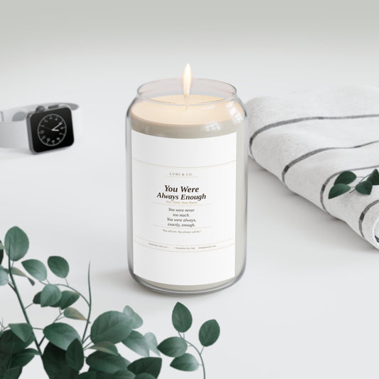 Lumi & Co. | "You Were Always Enough" — Ritual Candle