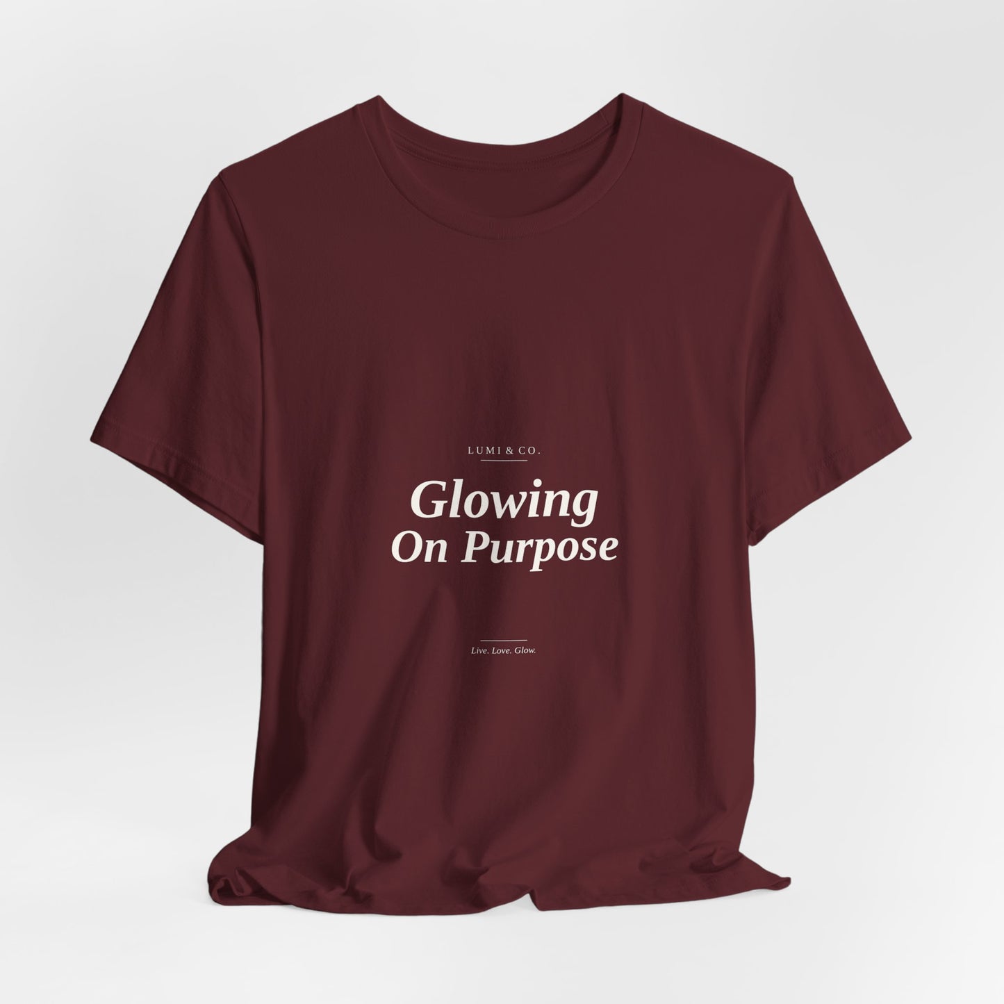 Lumi & Co | Lumi & Co. | "Glowing On Purpose" Tee - Professional Anti Aging Device at Home