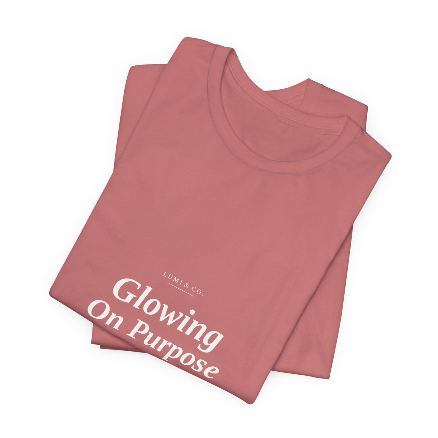 Lumi & Co | Lumi & Co. | "Glowing On Purpose" Tee - Professional Anti Aging Device at Home