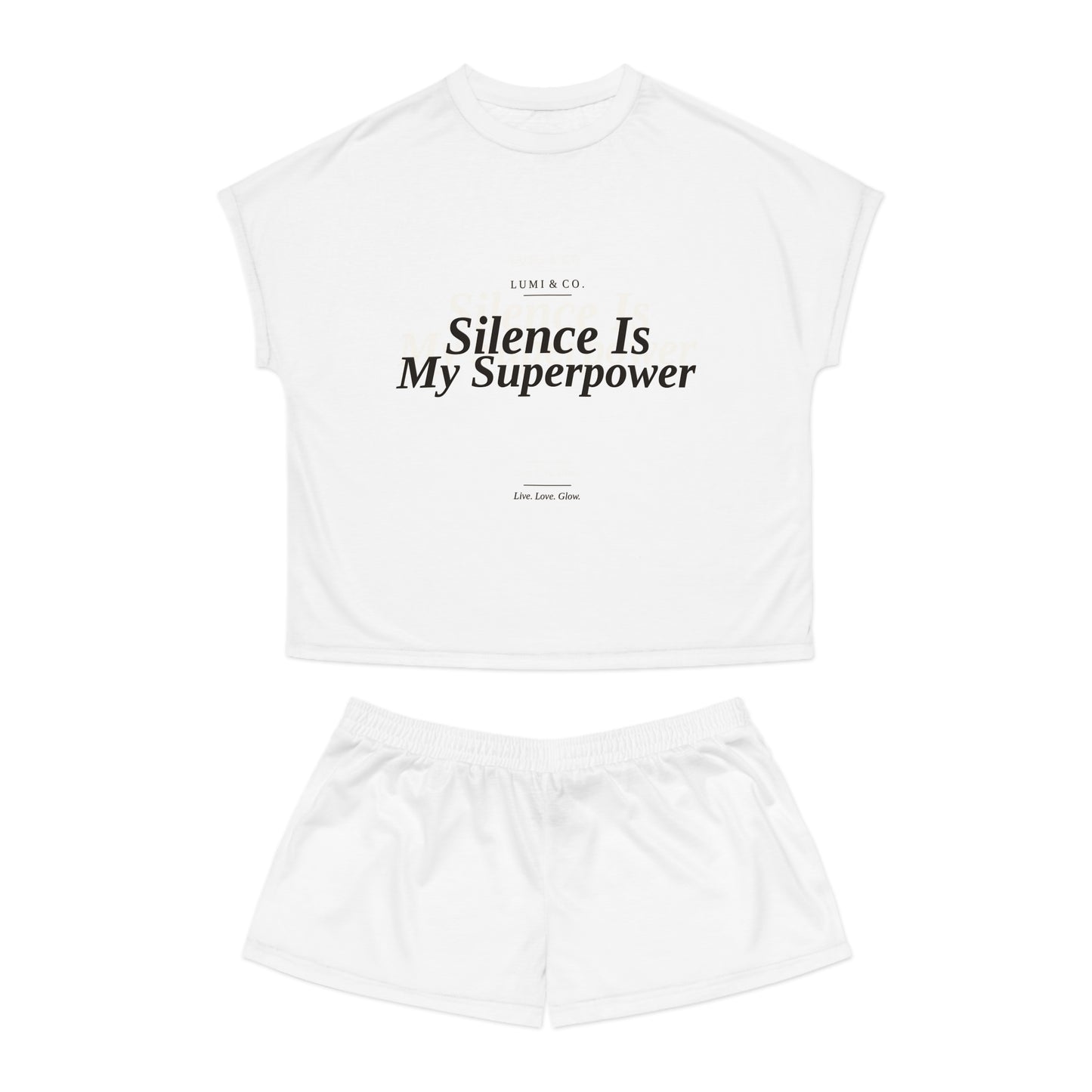 Lumi & Co | Lumi & Co. | "Silence Is My Superpower" — Ritual Pajama Set - Professional Anti Aging Device at Home