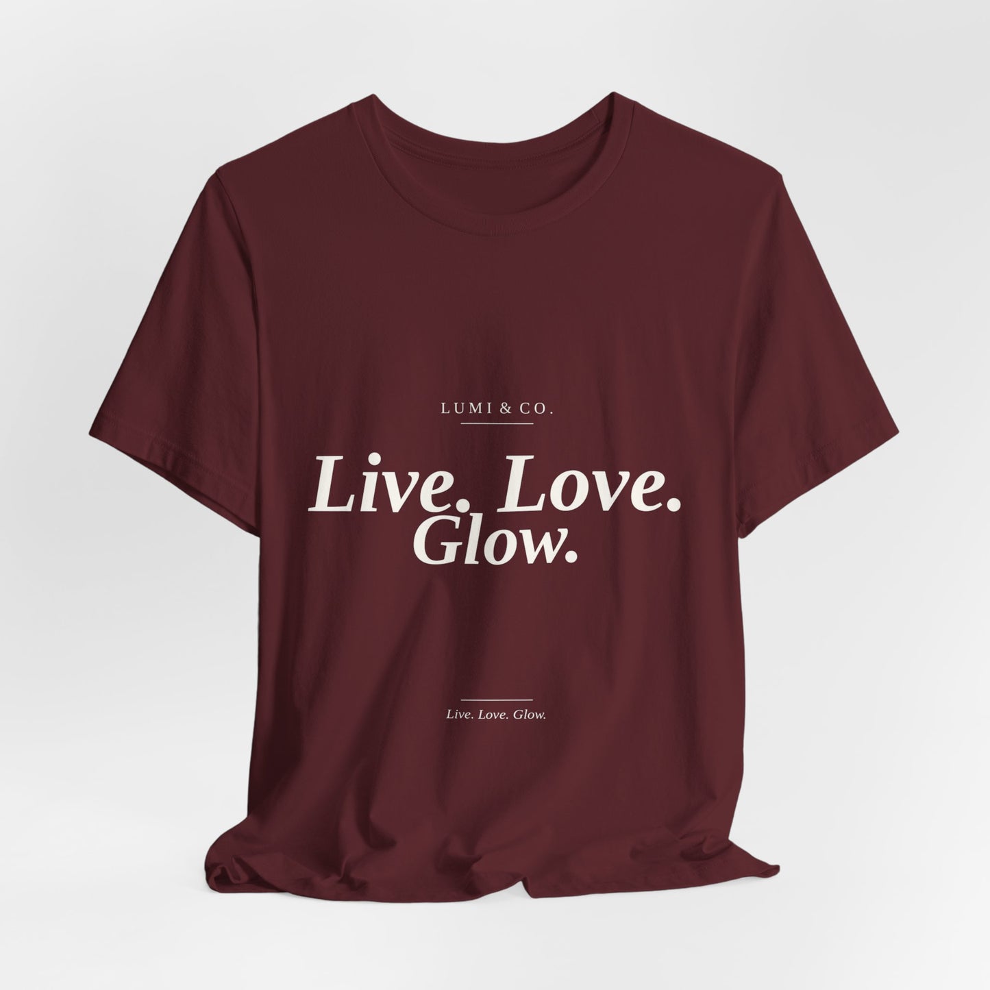 Lumi & Co | Lumi & Co. | "Live. Love. Glow." Signature Tee - Professional Anti Aging Device at Home