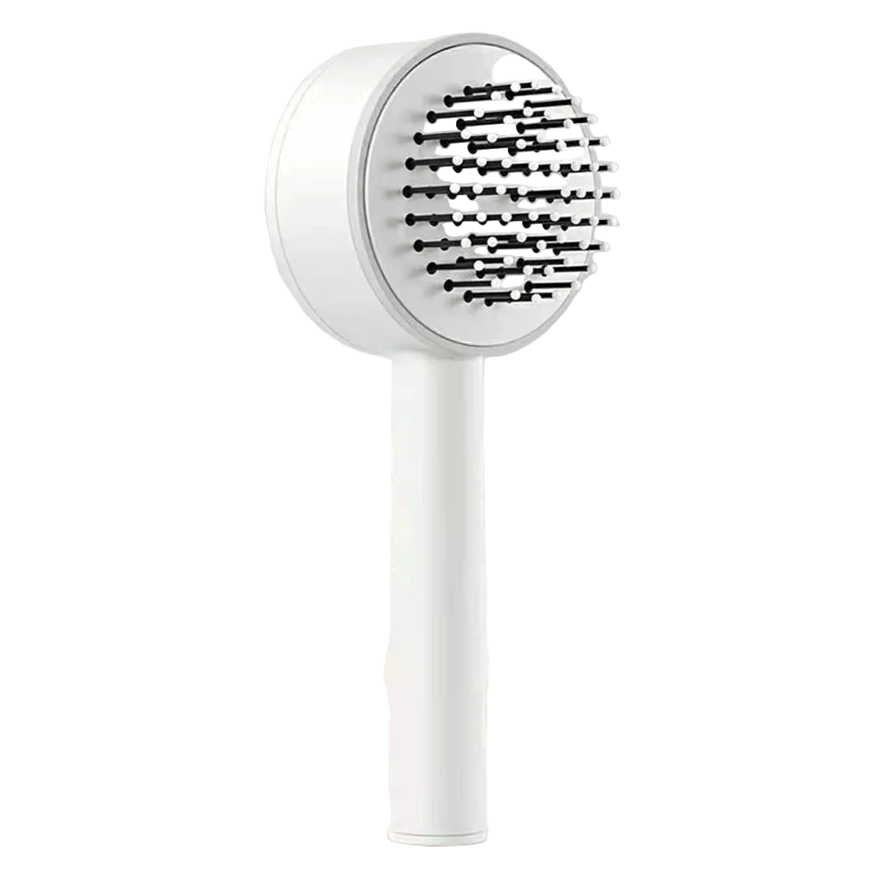 Lumi & Co | Lumi Glide™ Self-Cleaning Detangling Brush — Anti-Static Scalp Massage - Professional Anti Aging Device at Home