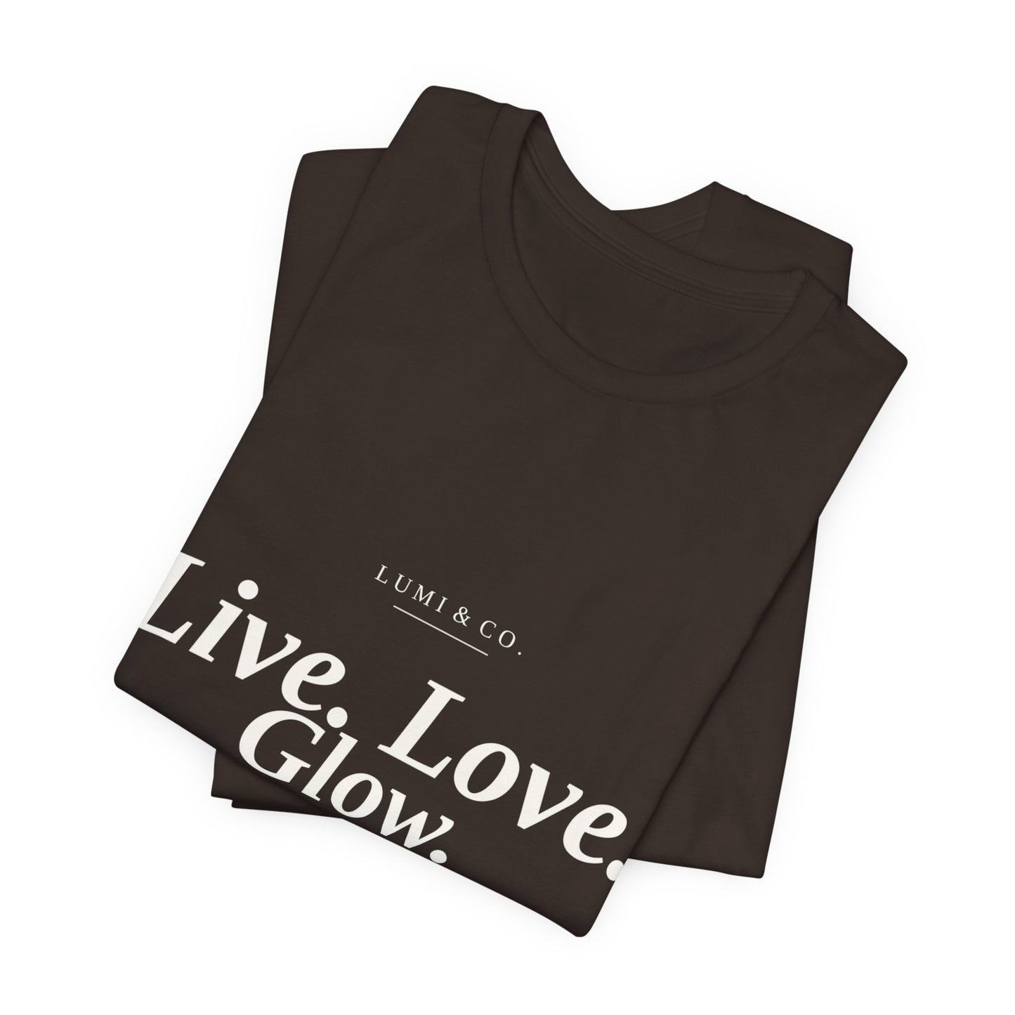 Lumi & Co | Lumi & Co. | "Live. Love. Glow." Signature Tee - Professional Anti Aging Device at Home
