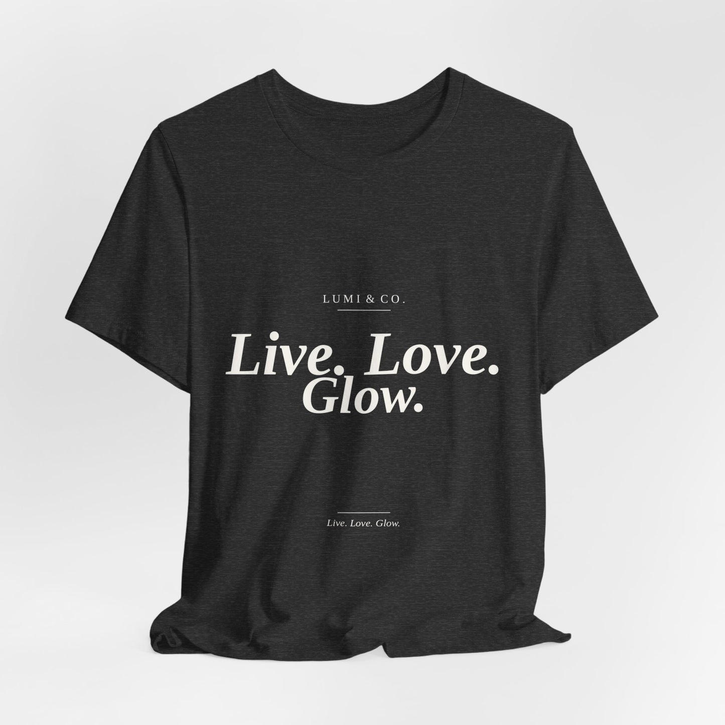 Lumi & Co | Lumi & Co. | "Live. Love. Glow." Signature Tee - Professional Anti Aging Device at Home