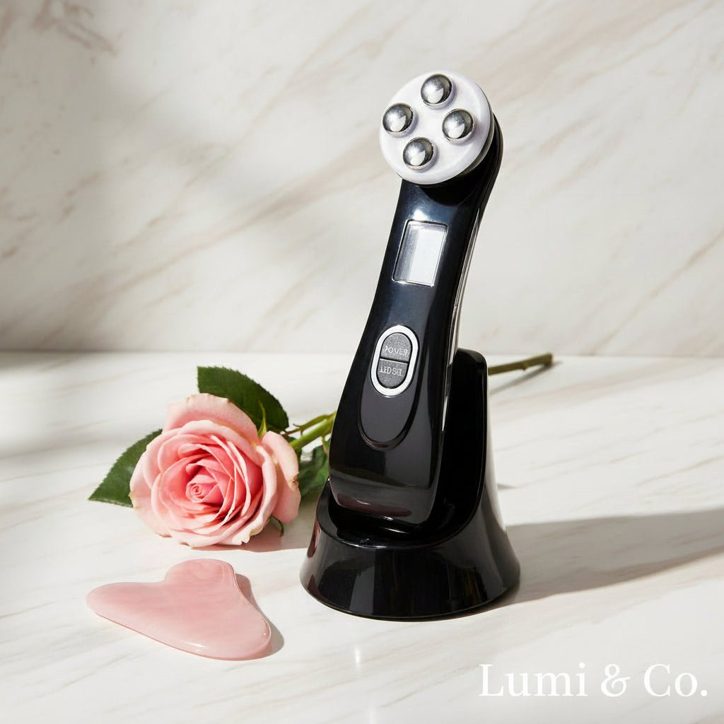 Lumi & Co | Lumi & Co | GlowPulse RF Photon Device — 6-Mode LED Skin Rejuvenation - Professional Anti Aging Device at Home