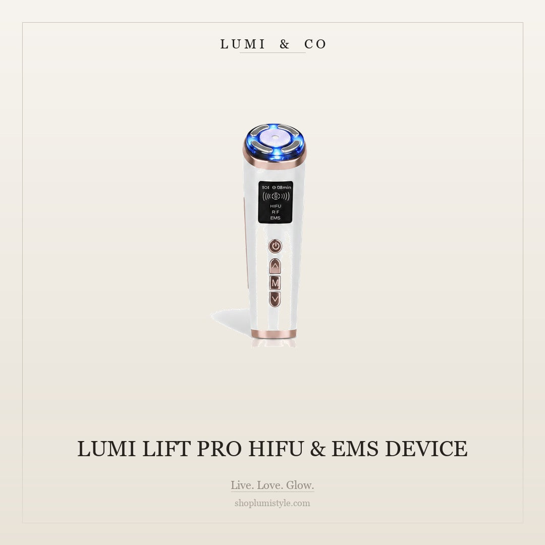 Lumi & Co | לומי ליפט פרו — מכשיר פיסול HIFU ו-EMS להרמה נראית לעין בבית - Professional Anti Aging Device at Home