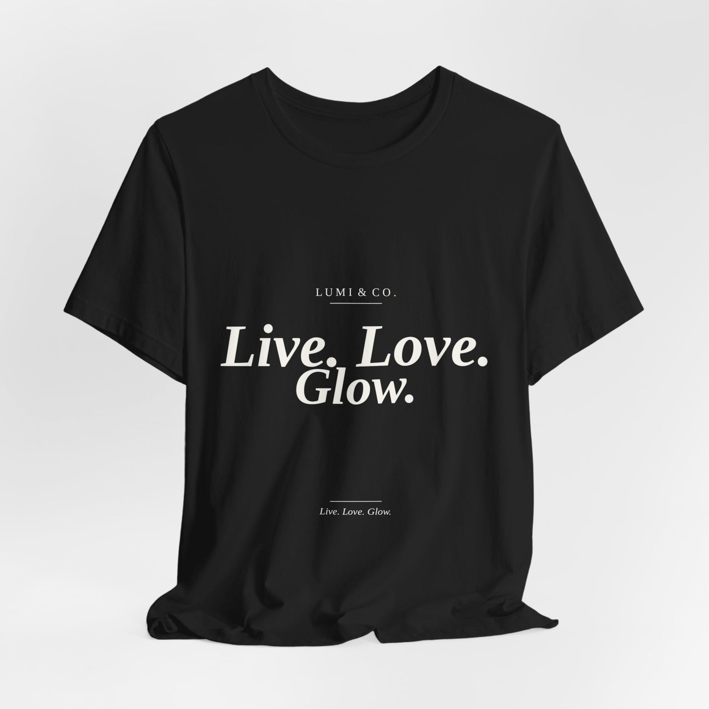 Lumi & Co | Lumi & Co. | "Live. Love. Glow." Signature Tee - Professional Anti Aging Device at Home