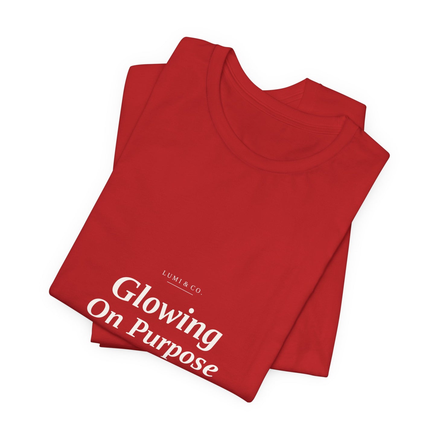 Lumi & Co | Lumi & Co. | "Glowing On Purpose" Tee - Professional Anti Aging Device at Home