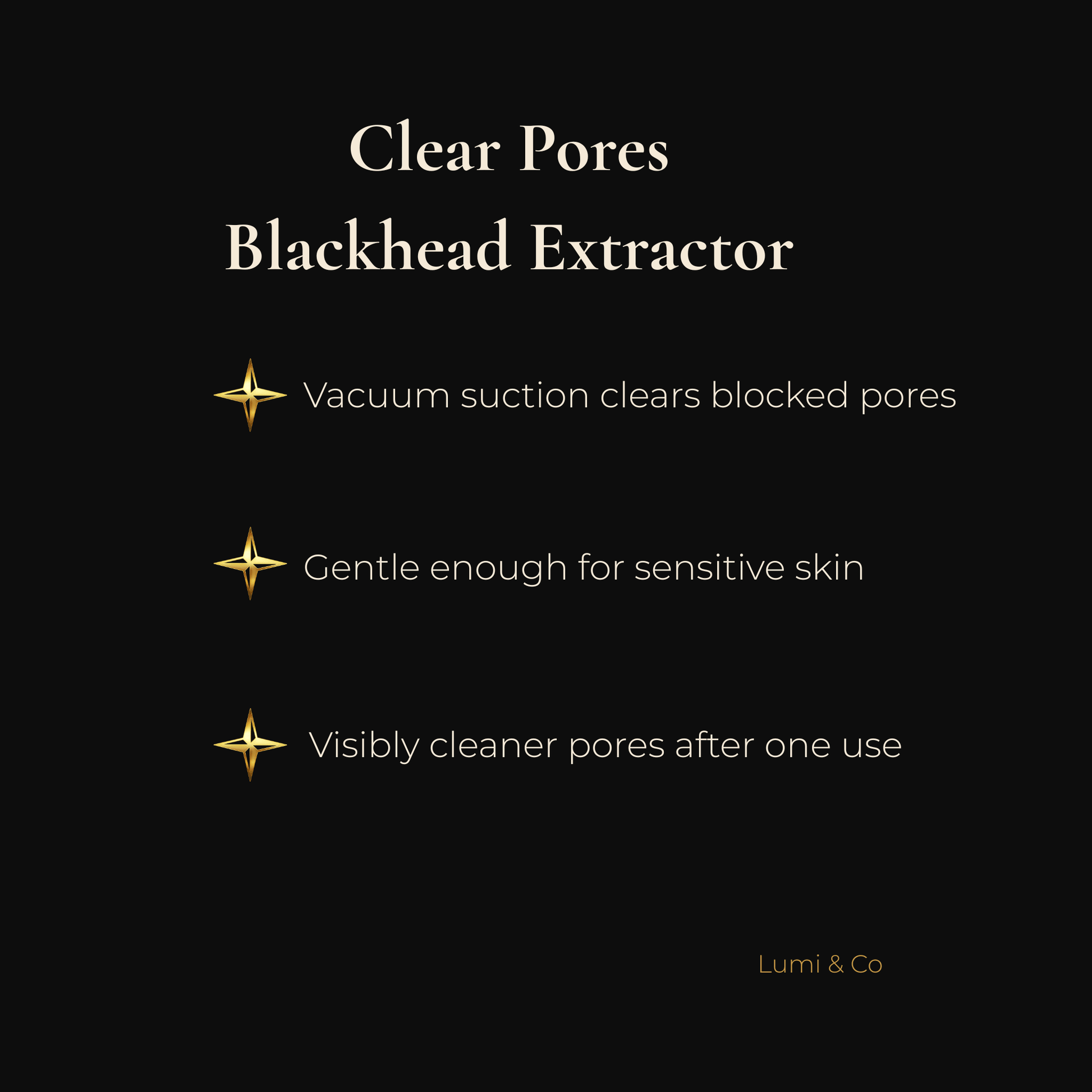 Lumi & Co. | Clear Pores Instantly — Electric Blackhead & Acne Extractor - Lumi & Co