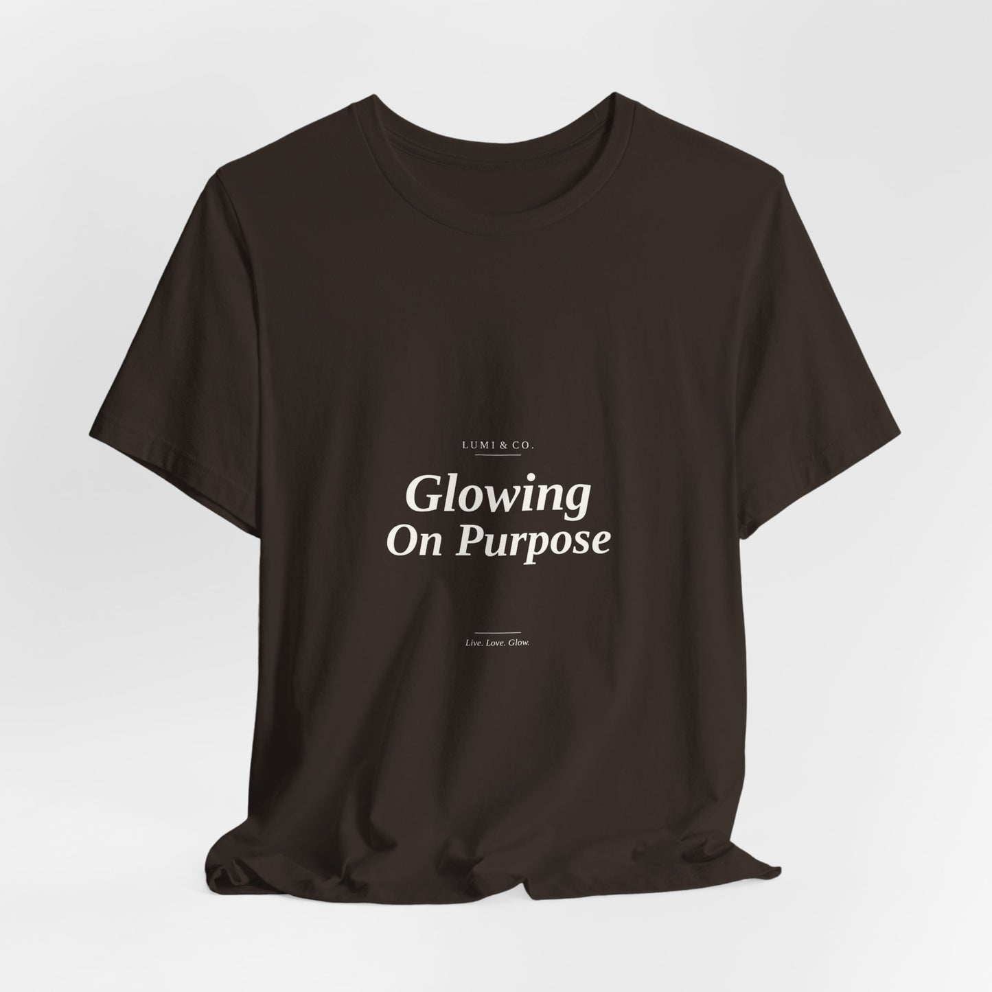Lumi & Co | Lumi & Co. | "Glowing On Purpose" Tee - Professional Anti Aging Device at Home