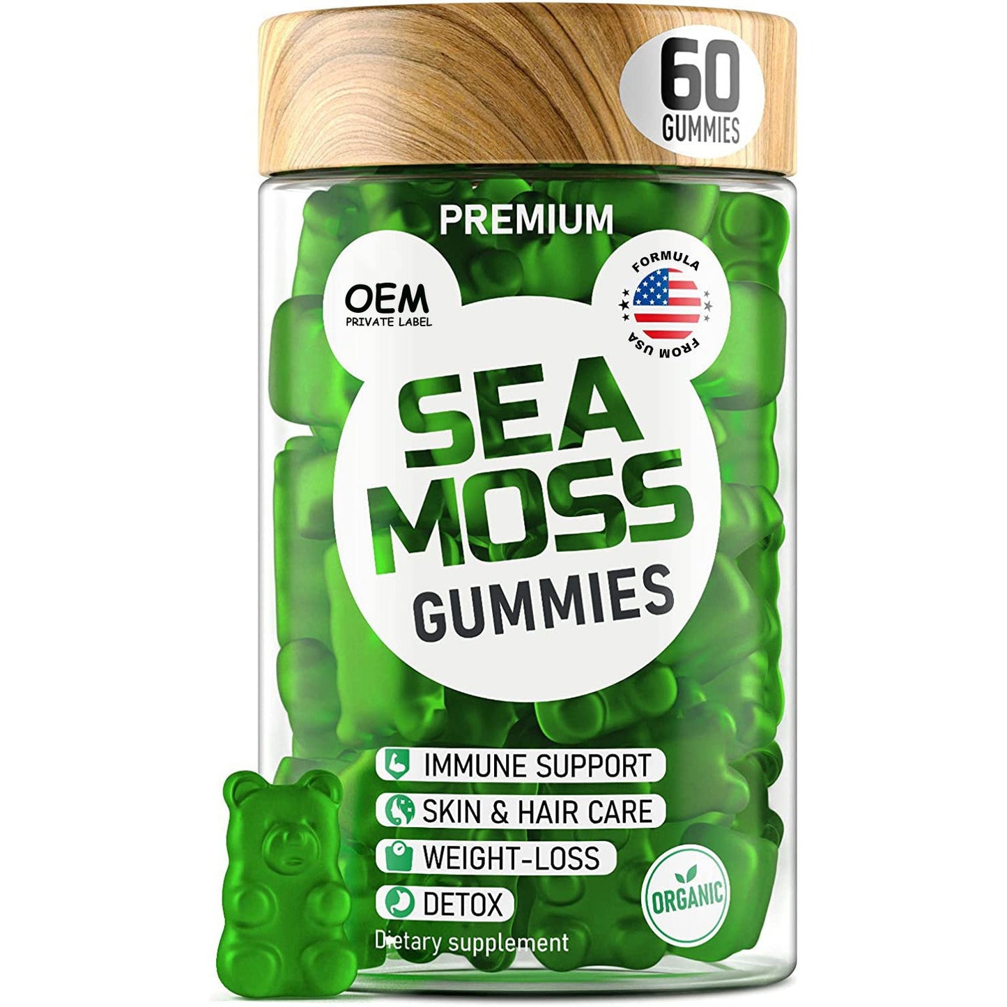 Lumi & Co | Lumi & Co | SeaGlow Organic Sea Moss Gummies — Immune, Skin & Metabolism Support - Professional Anti Aging Device at Home