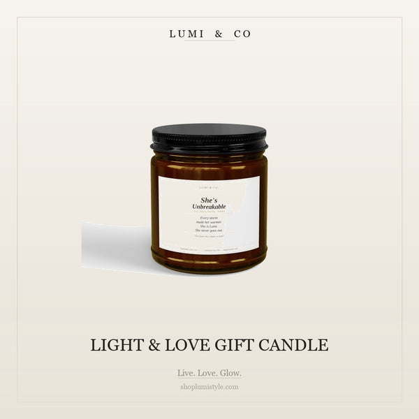 Light and Love Gift Candle