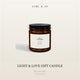Light and Love Gift Candle