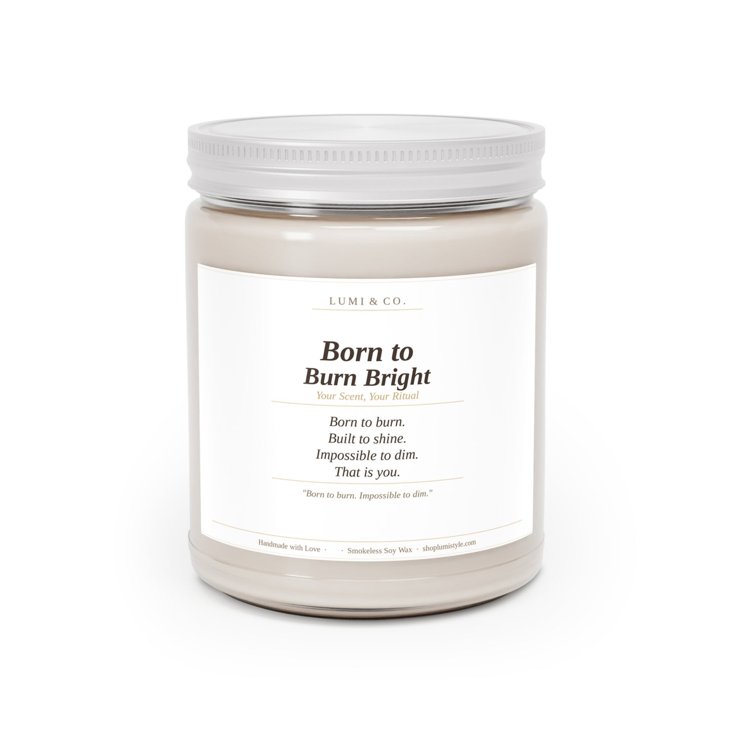 Lumi & Co | Lumi & Co. | "Born to Burn Bright" — Ritual Candle - Professional Anti Aging Device at Home