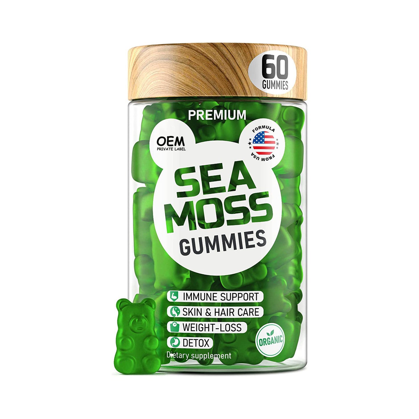 Lumi & Co | Lumi & Co | SeaGlow Organic Sea Moss Gummies — Immune, Skin & Metabolism Support - Professional Anti Aging Device at Home