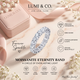 ALLNOEL Moissanite Eternity Band - Lumi & Co branded hero image