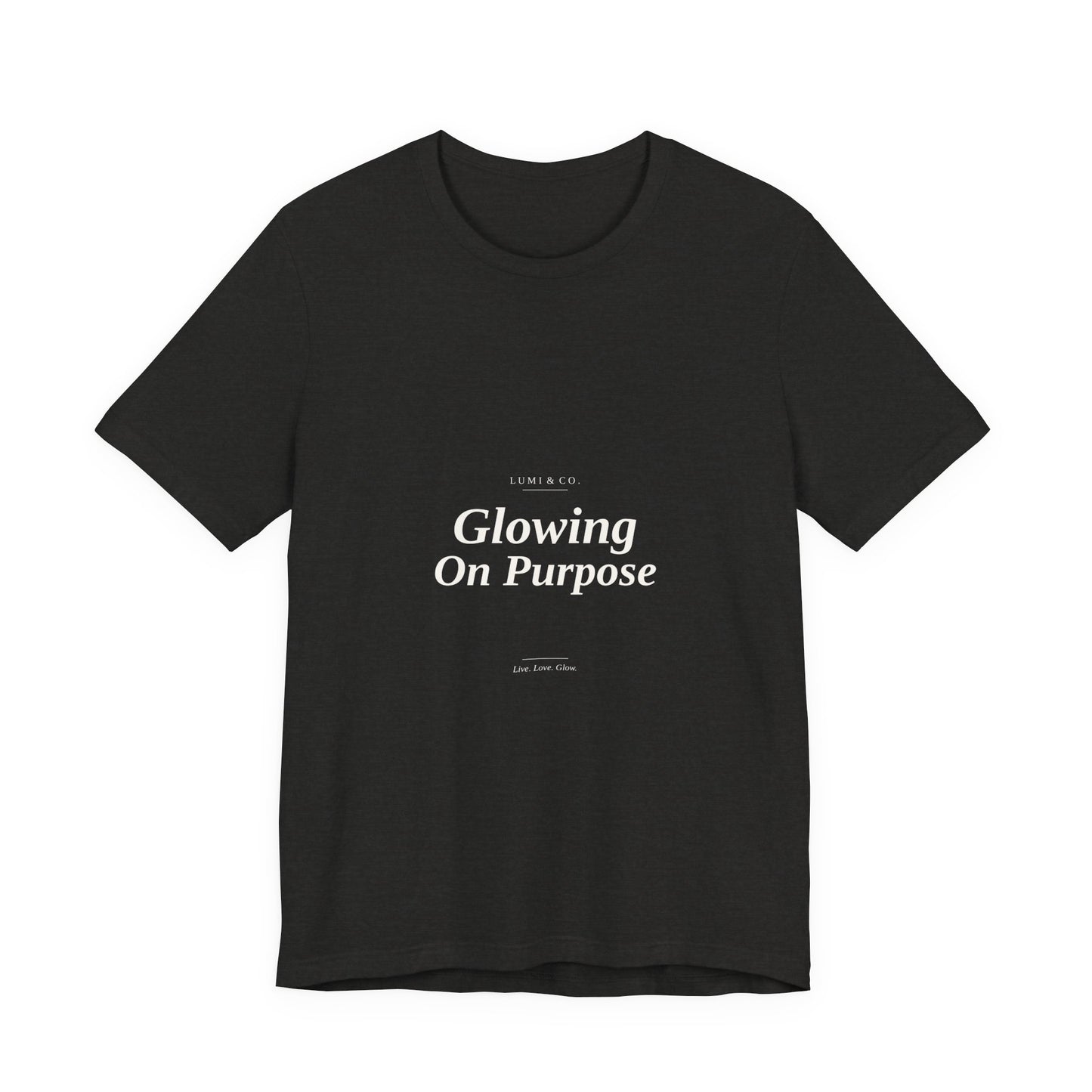 Lumi & Co | Lumi & Co. | "Glowing On Purpose" Tee - Professional Anti Aging Device at Home