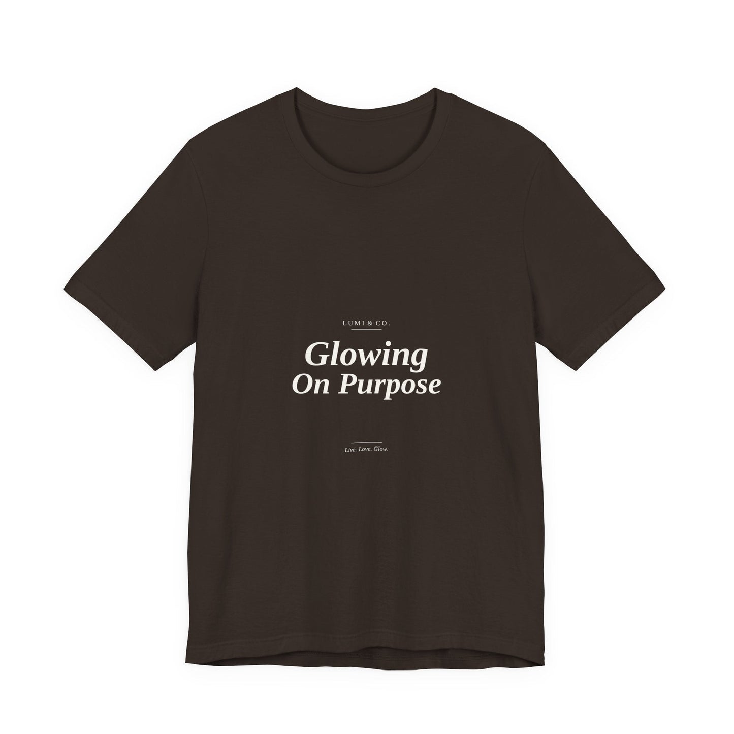 Lumi & Co | Lumi & Co. | "Glowing On Purpose" Tee - Professional Anti Aging Device at Home