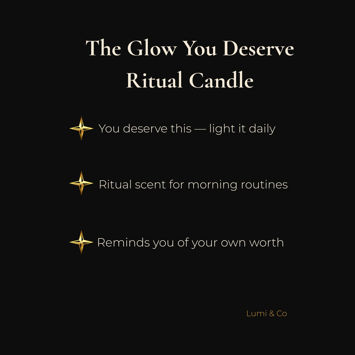 Lumi & Co | Lumi & Co. | The Glow You Deserve — Ritual Candle - Professional Anti Aging Device at Home