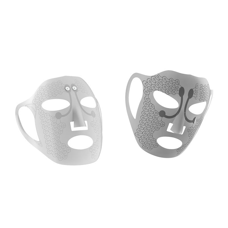 Lumi & Co | PulseGlow EMS Facial Massage Mask — Soft Silicone with Remote - Professional Anti Aging Device at Home