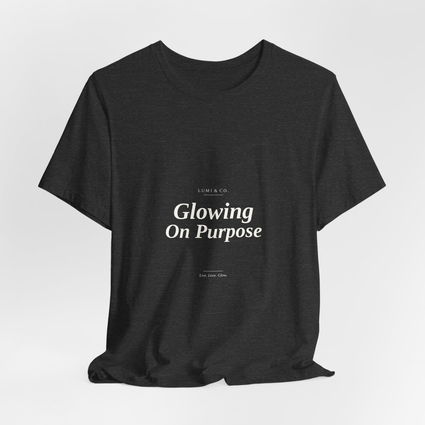 Lumi & Co | Lumi & Co. | "Glowing On Purpose" Tee - Professional Anti Aging Device at Home