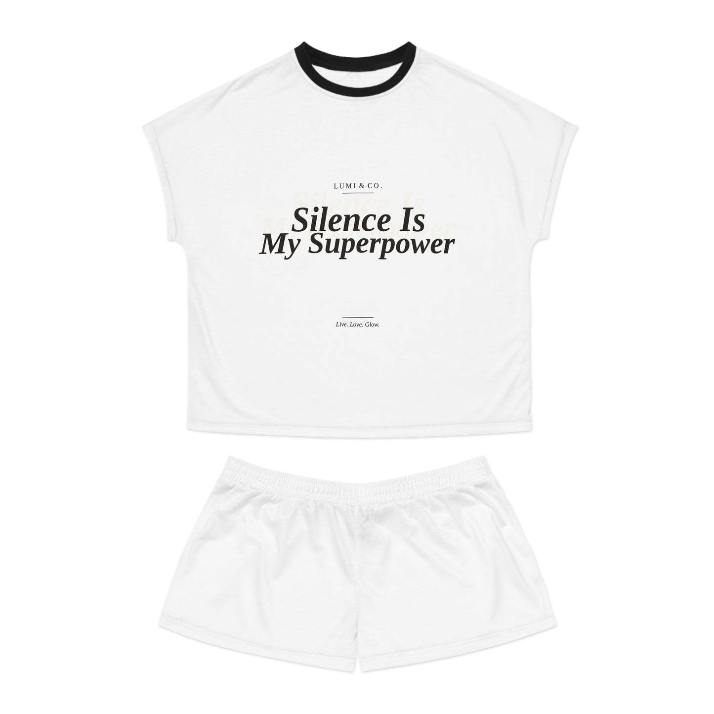 Lumi & Co | Lumi & Co. | "Silence Is My Superpower" — Ritual Pajama Set - Professional Anti Aging Device at Home