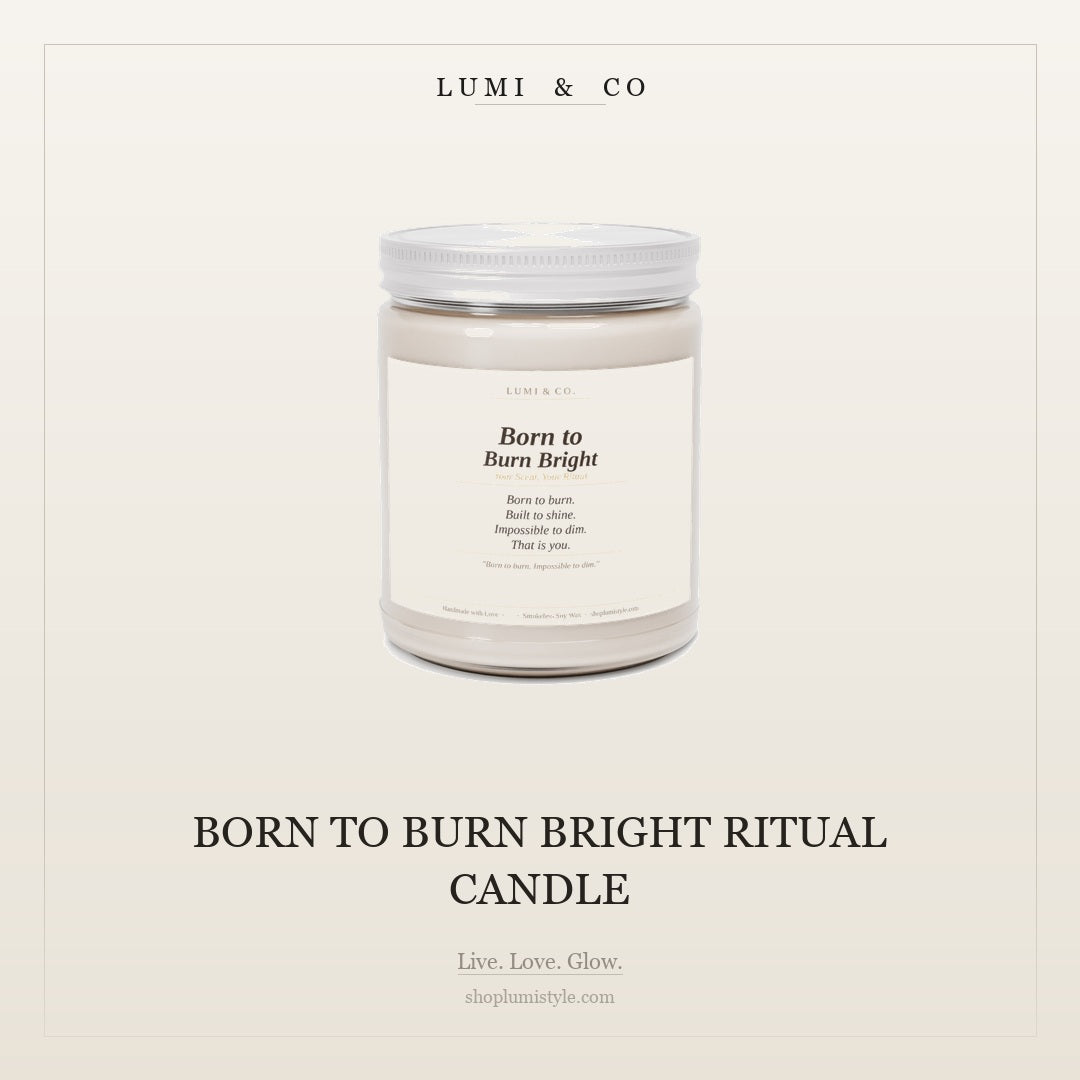 Lumi & Co | Lumi & Co. | "Born to Burn Bright" — Ritual Candle - Professional Anti Aging Device at Home