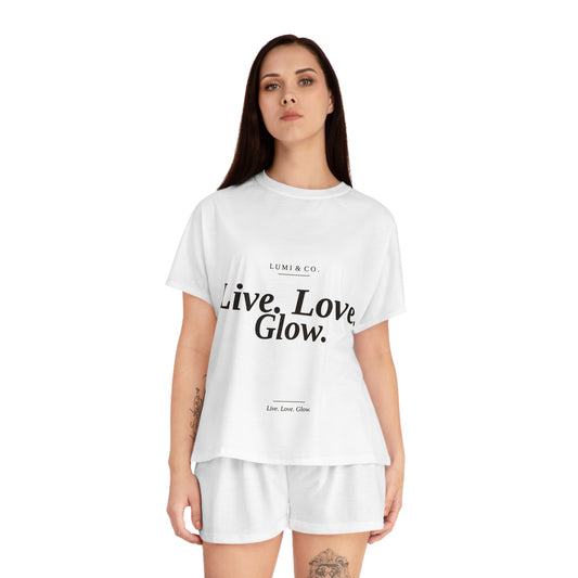 Live.Love.Glow Short Pajama Set