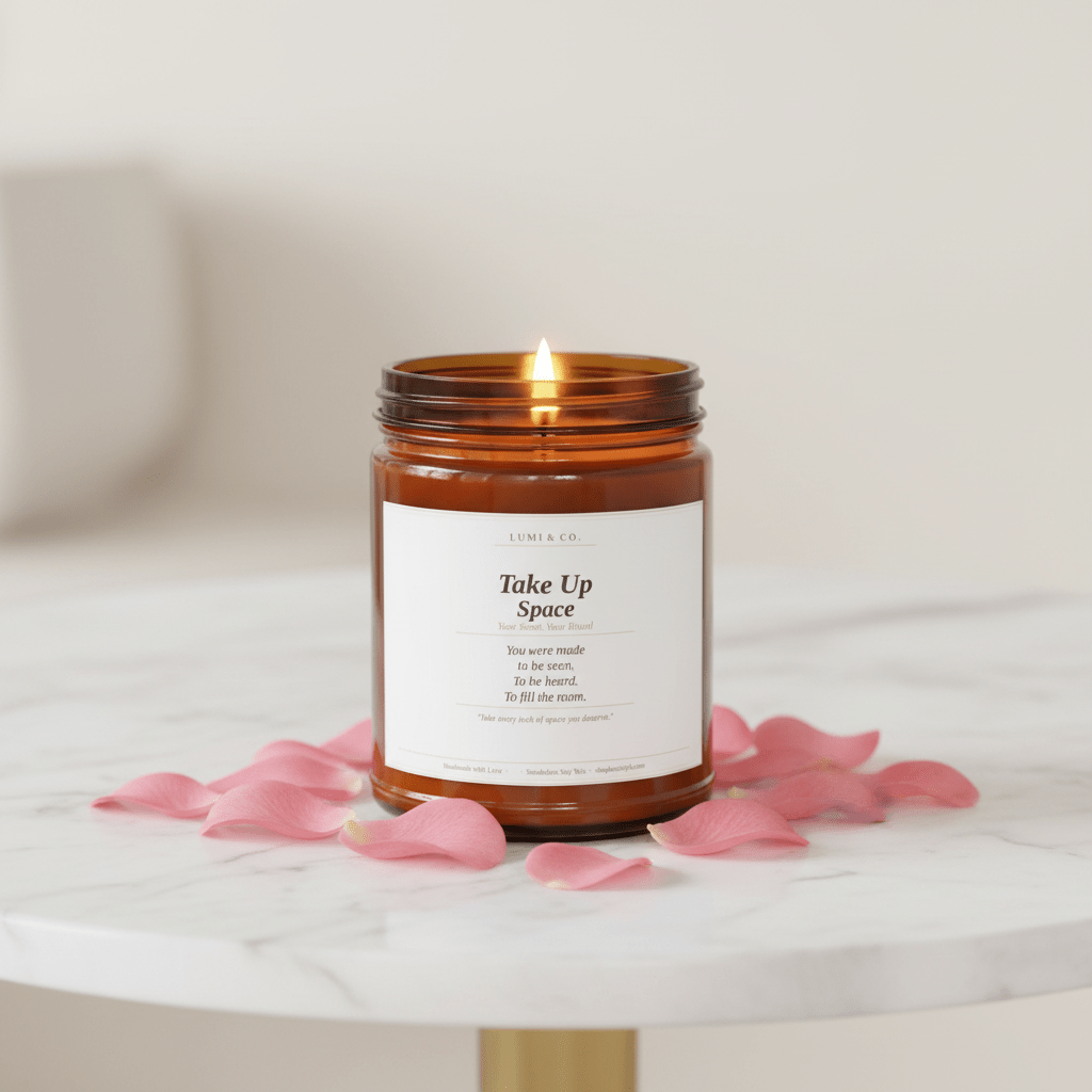 Lumi & Co. | "Take Up Space" — Ritual Candle - Lumi & Co