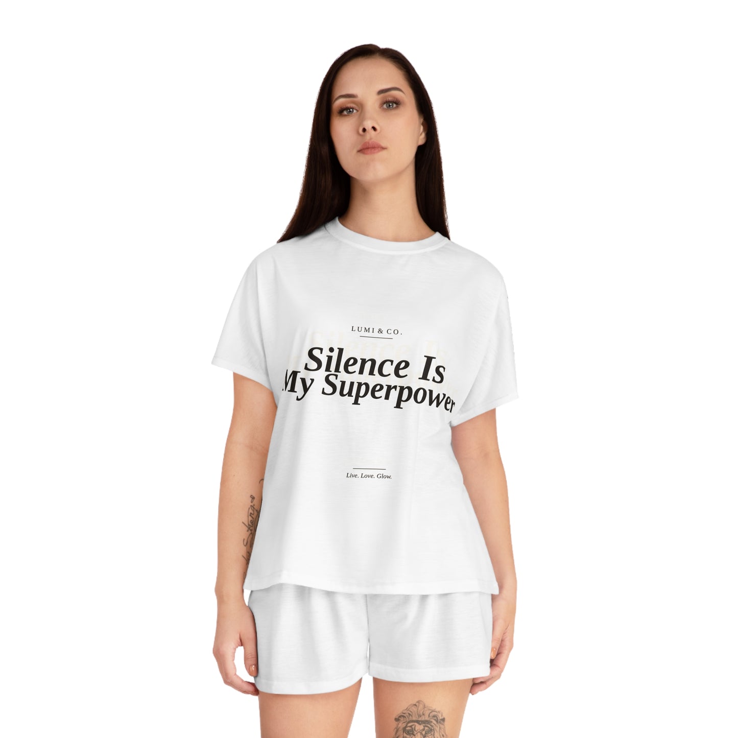 Lumi & Co | Lumi & Co. | "Silence Is My Superpower" — Ritual Pajama Set - Professional Anti Aging Device at Home