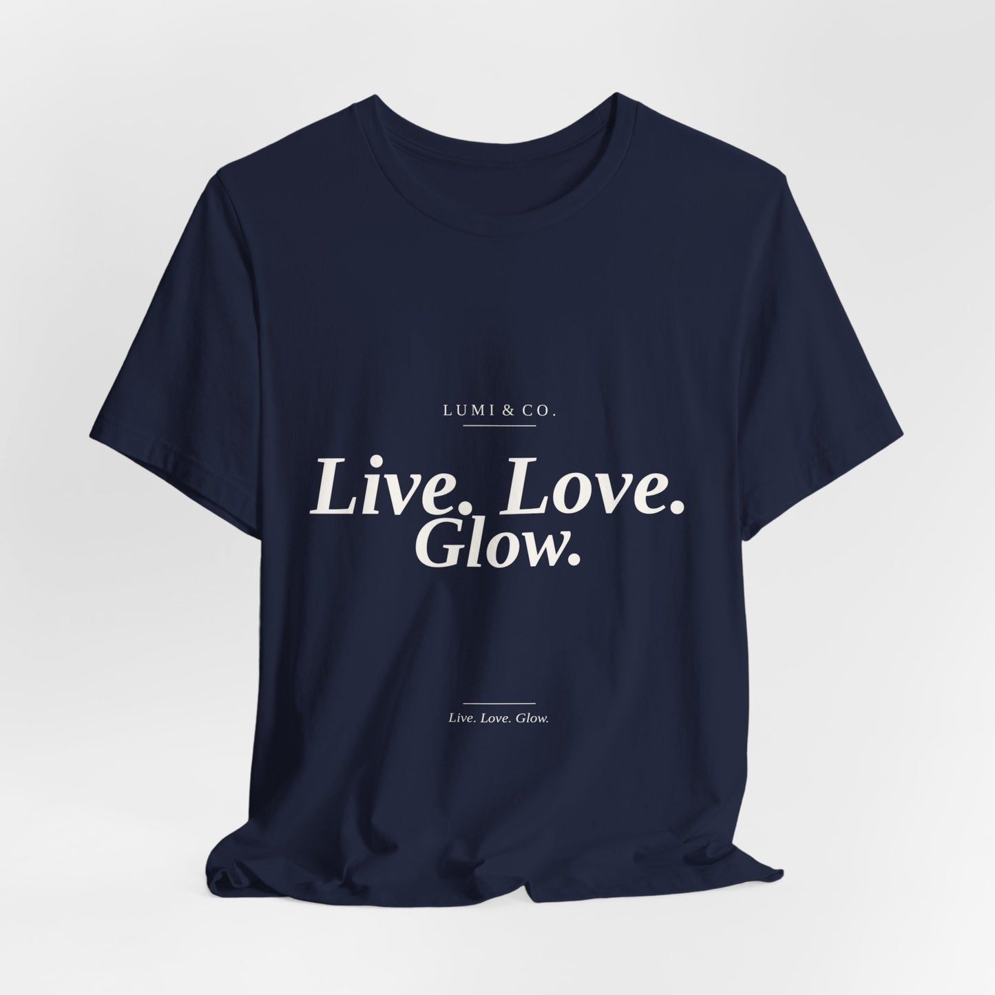Lumi & Co | Lumi & Co. | "Live. Love. Glow." Signature Tee - Professional Anti Aging Device at Home