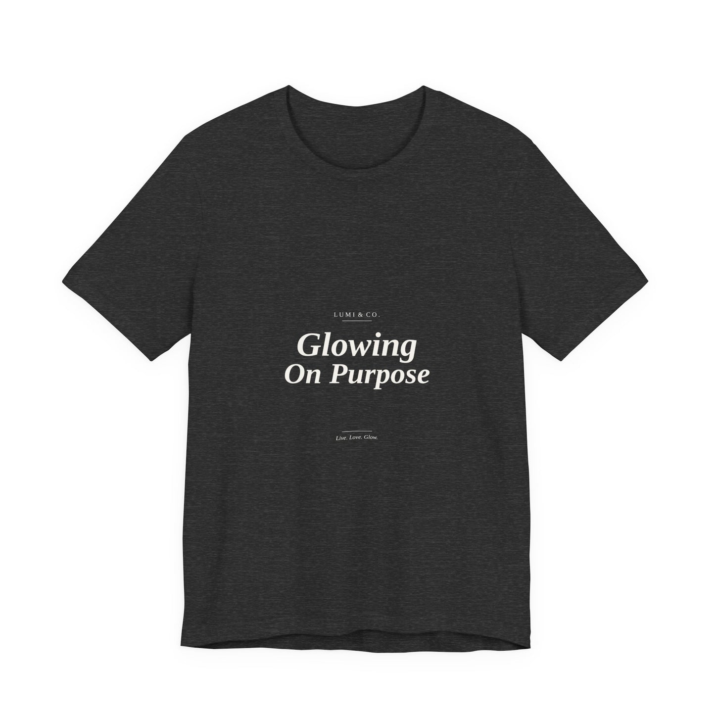 Lumi & Co | Lumi & Co. | "Glowing On Purpose" Tee - Professional Anti Aging Device at Home