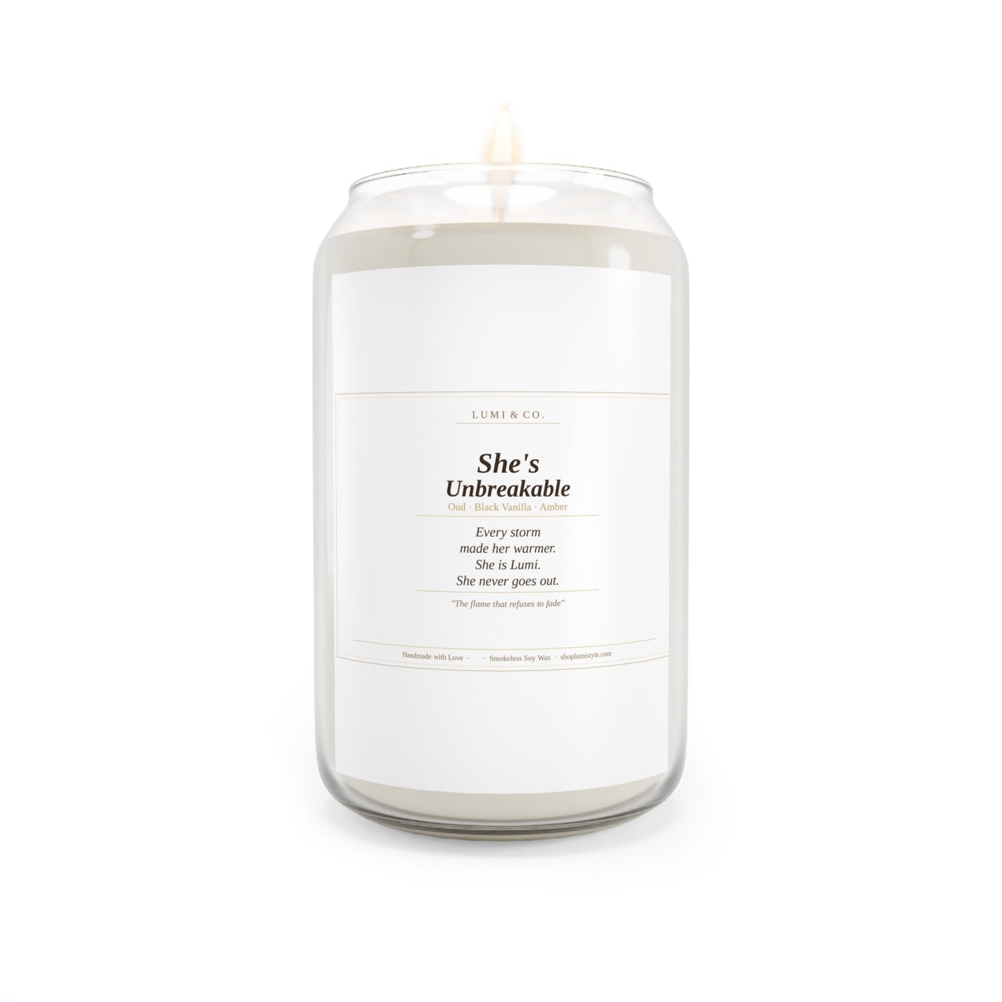 Lumi & Co | Lumi & Co. | She's Unbreakable — Large Ritual Candle - Professional Anti Aging Device at Home