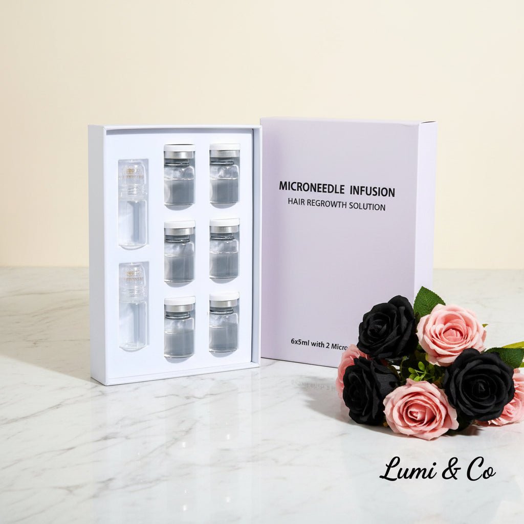 Lumi & Co | Lumi & Co | DenseGrow Micro-Needle Hair Serum Set - Professional Anti Aging Device at Home
