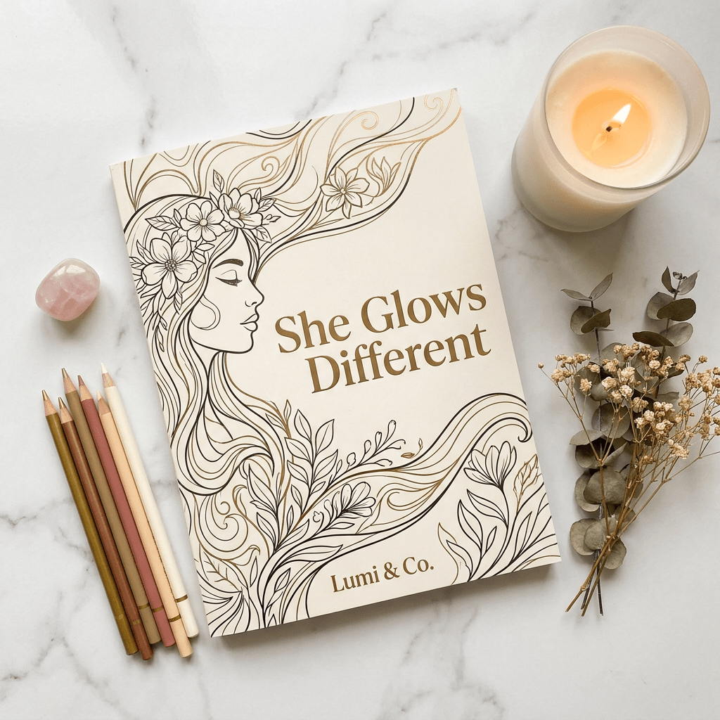 Lumi & Co. | She Glows Different — Adult Ritual Coloring Book - Lumi & Co