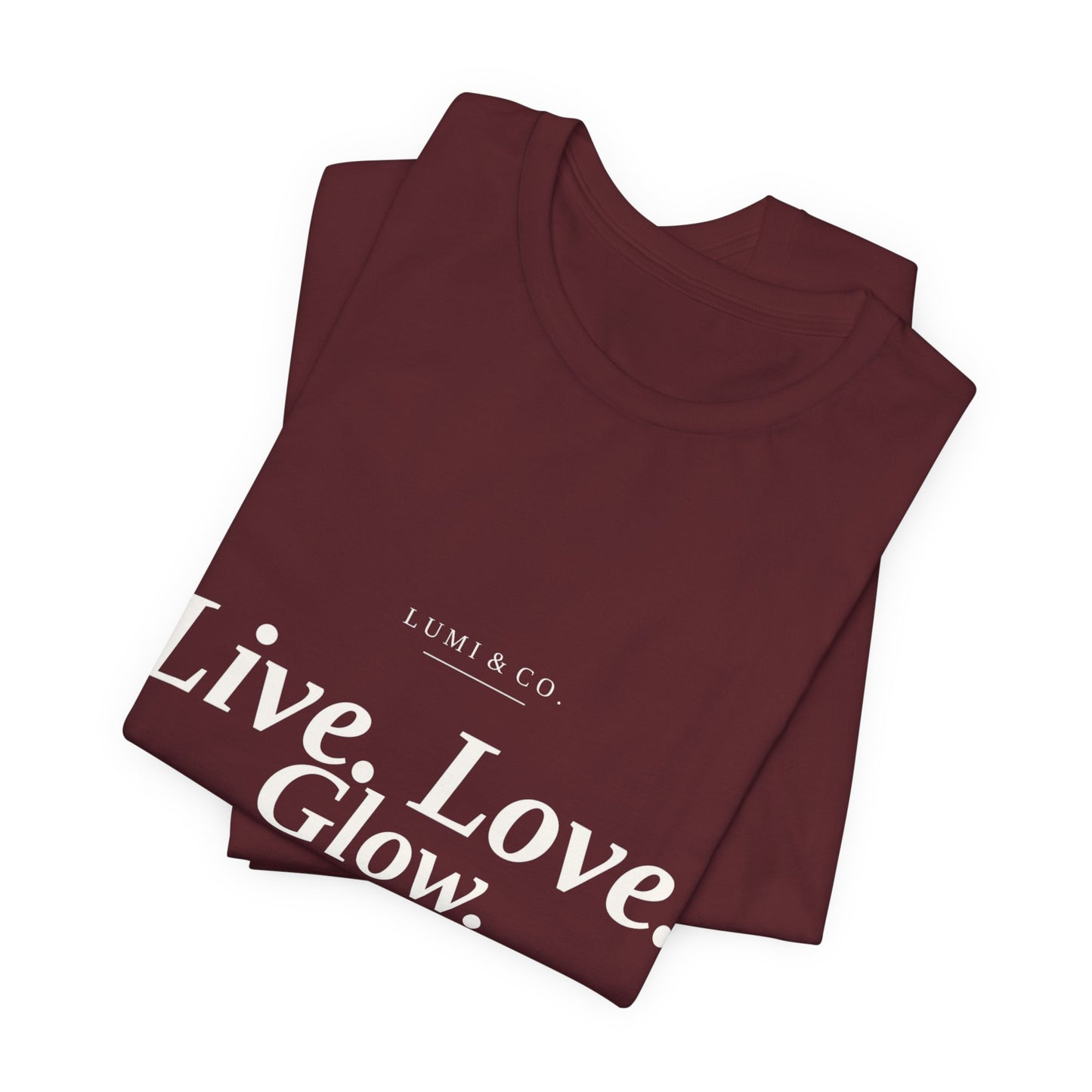 Lumi & Co | Lumi & Co. | "Live. Love. Glow." Signature Tee - Professional Anti Aging Device at Home