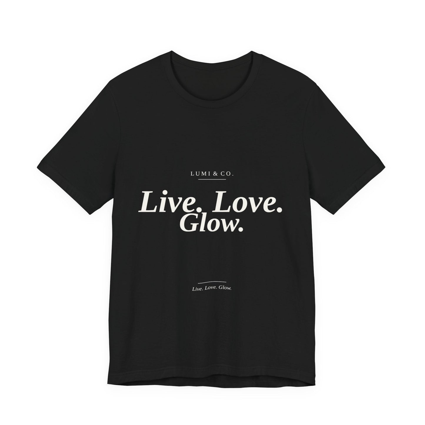 Lumi & Co | Lumi & Co. | "Live. Love. Glow." — Oversized Ritual Tee - Professional Anti Aging Device at Home