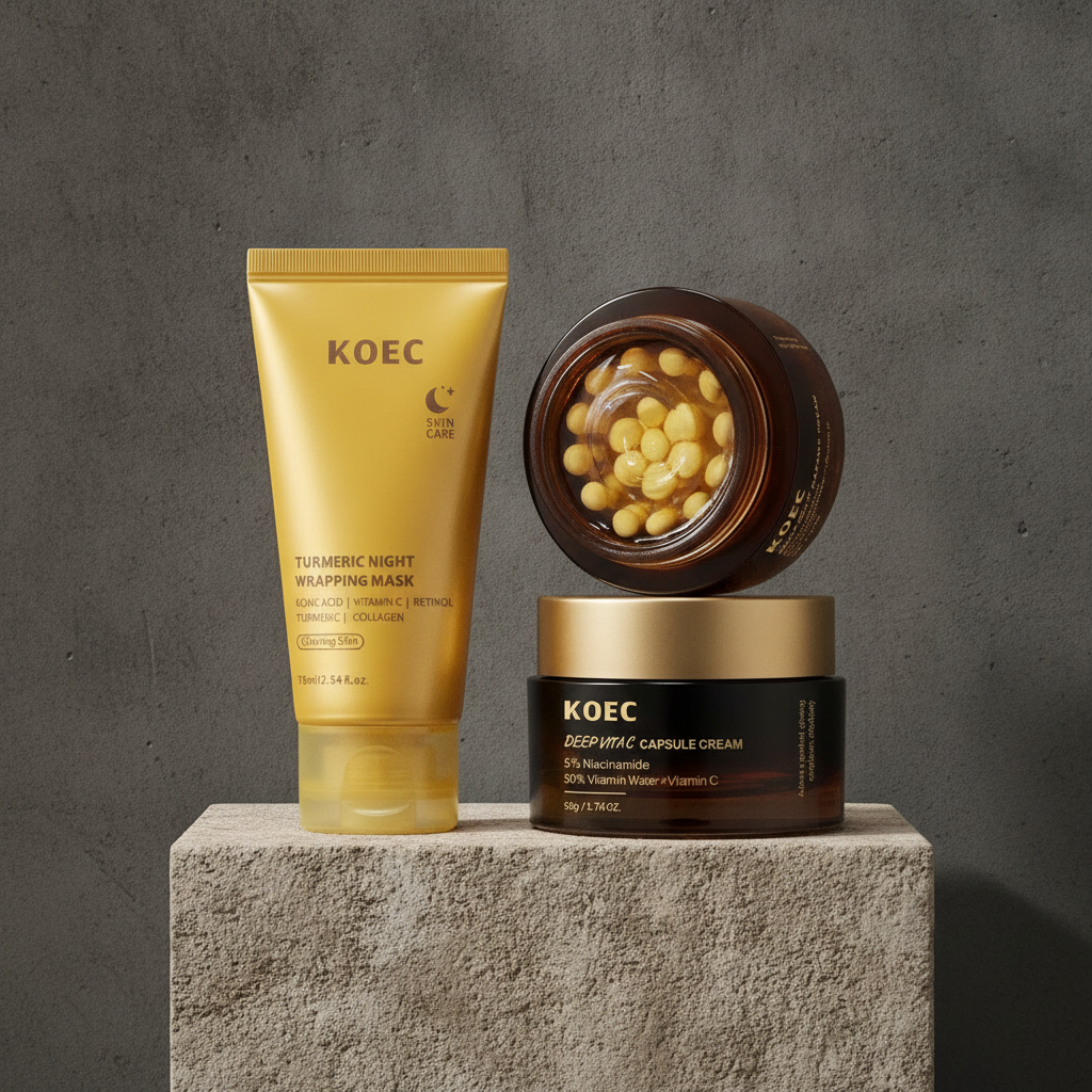 Lumi & Co | Lumi & Co | Turmeric Overnight Peel-Off Mask — PDRN Collagen Glow Mask - Professional Anti Aging Device at Home