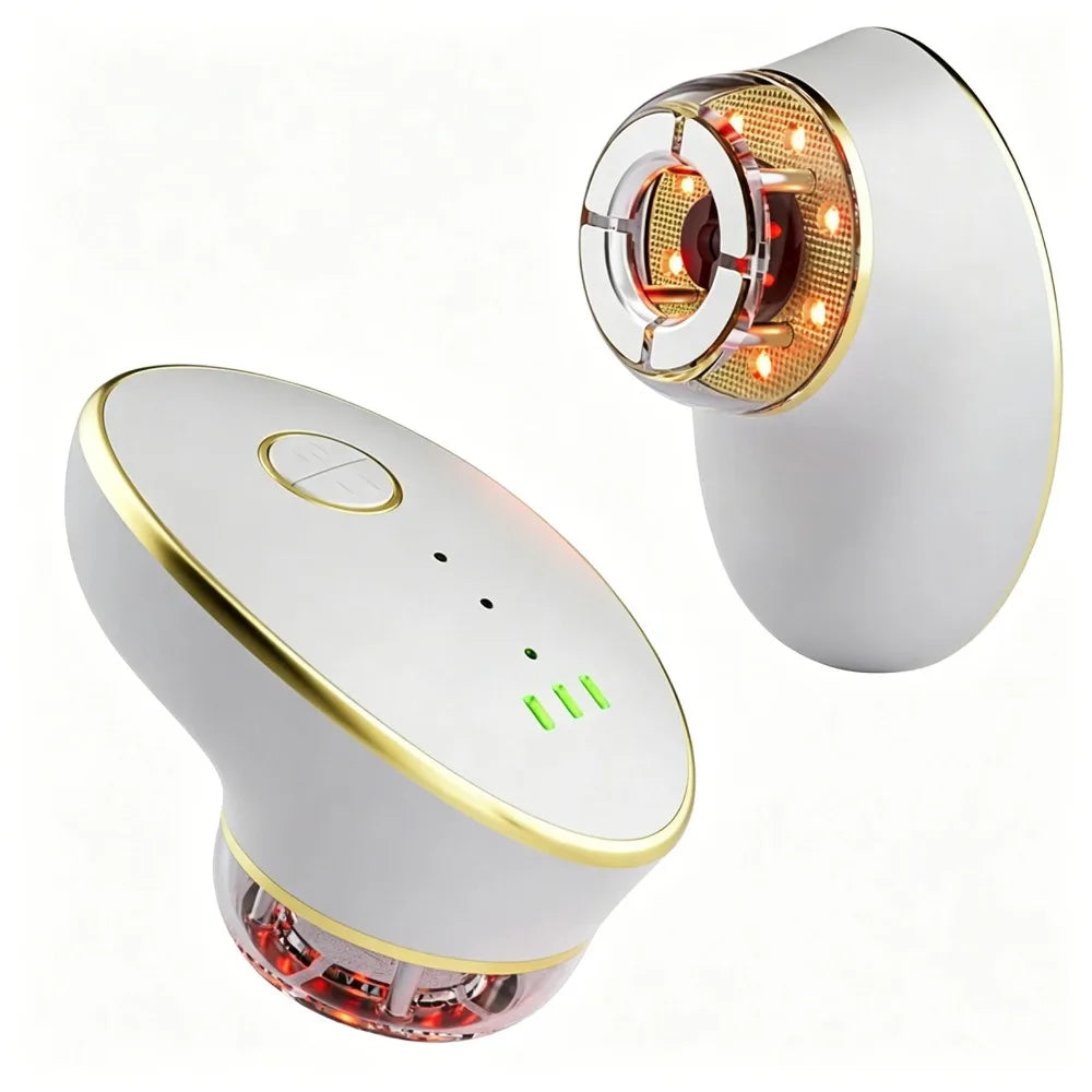 Lumi & Co | SculptGlow מסאז'ר פנים ב-7 צבעים עם 3 רמות יניקה - Professional Anti Aging Device at Home