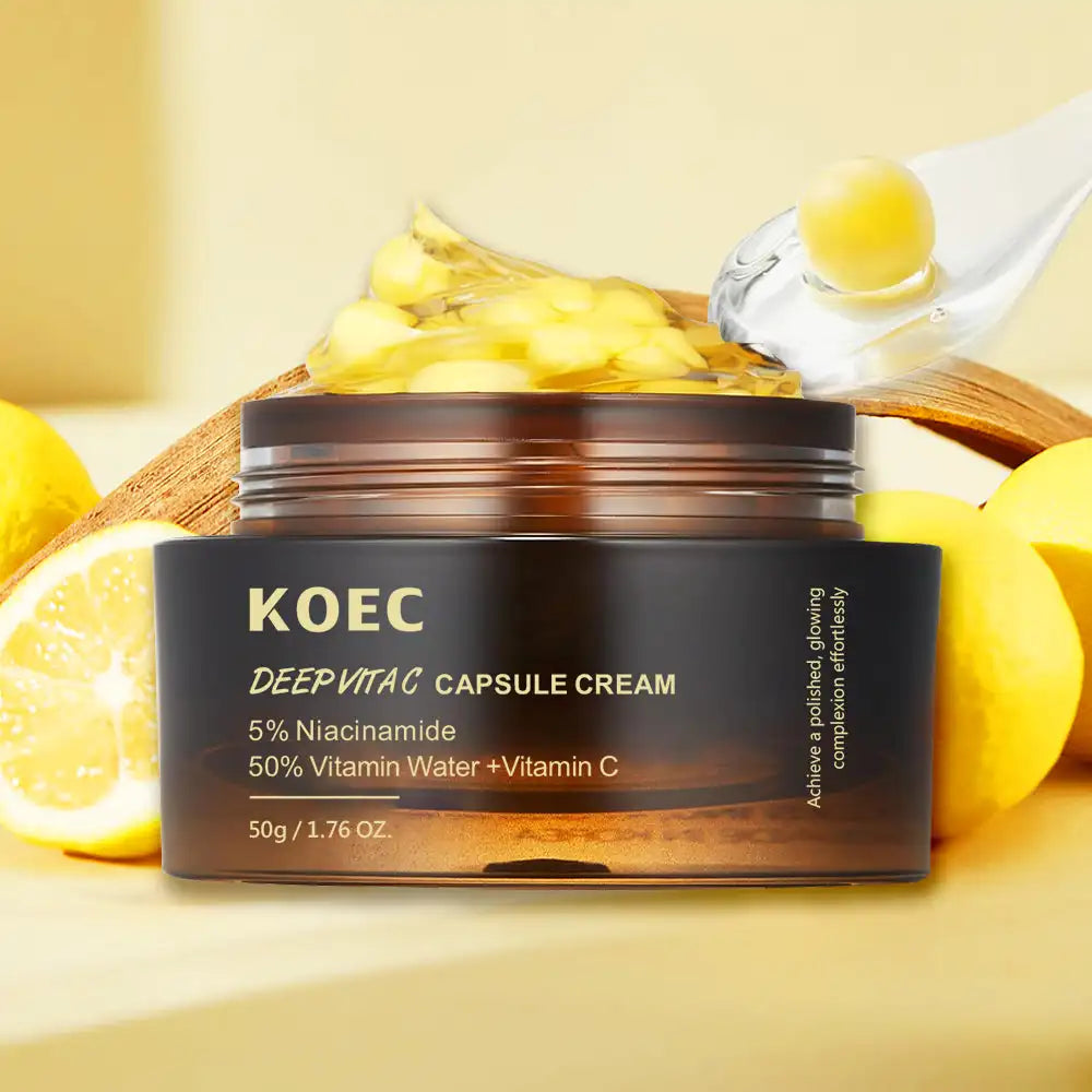 Lumi & Co | VitaGlow Vitamin C Capsule Gel Cream — Brightening & Hydrating - Professional Anti Aging Device at Home
