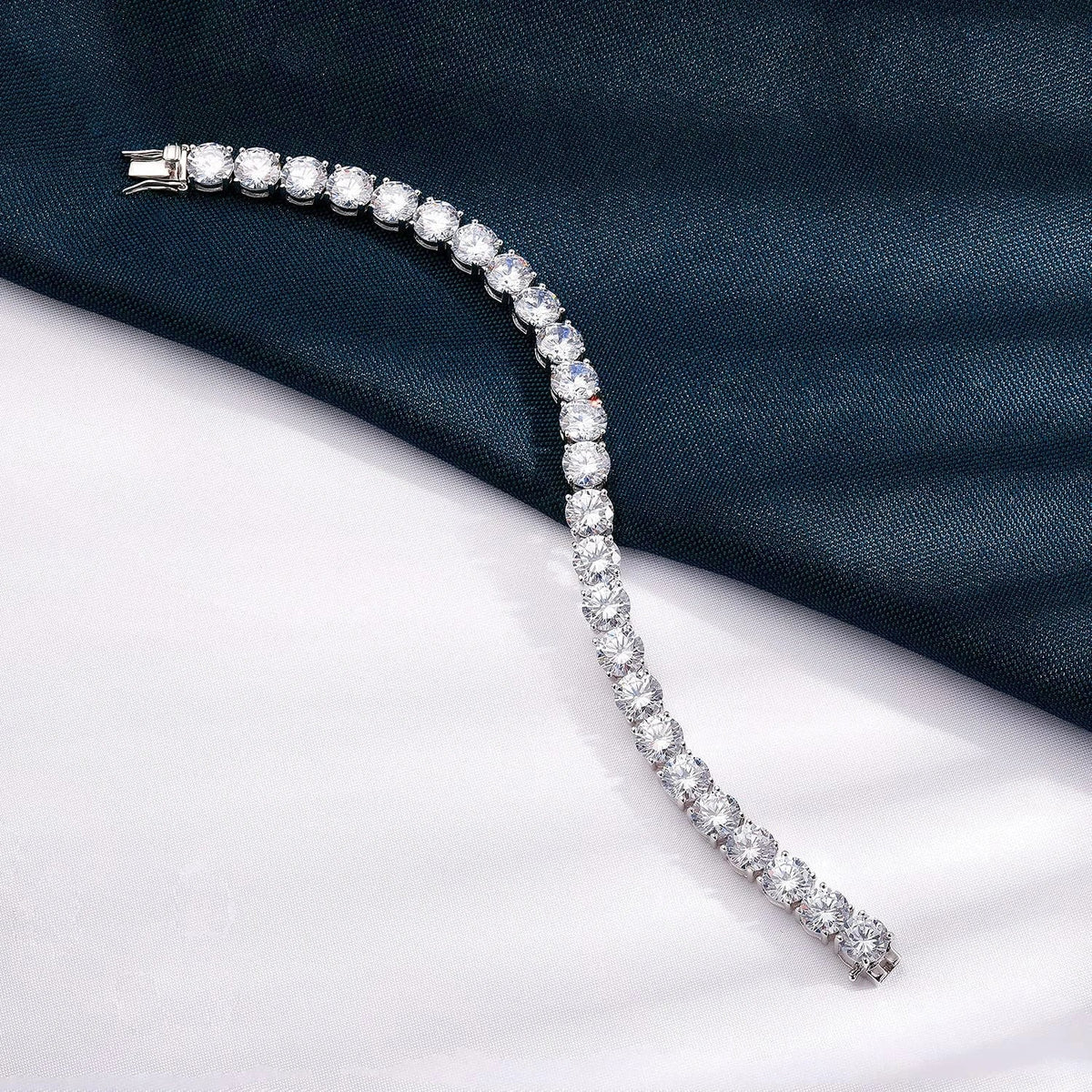 Moissanite Tennis Bracelet - detail 3